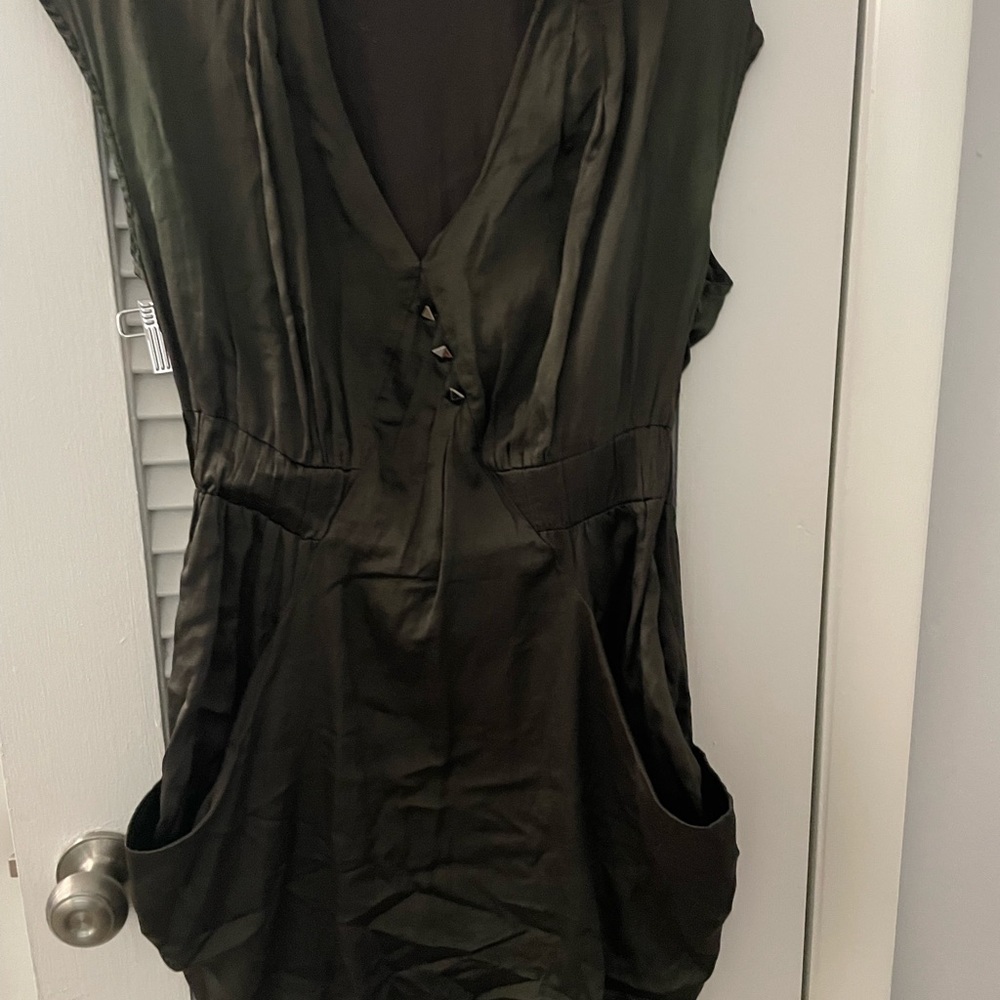 Olive green dress
